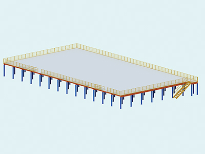 Entreplanta de Acero Estructural